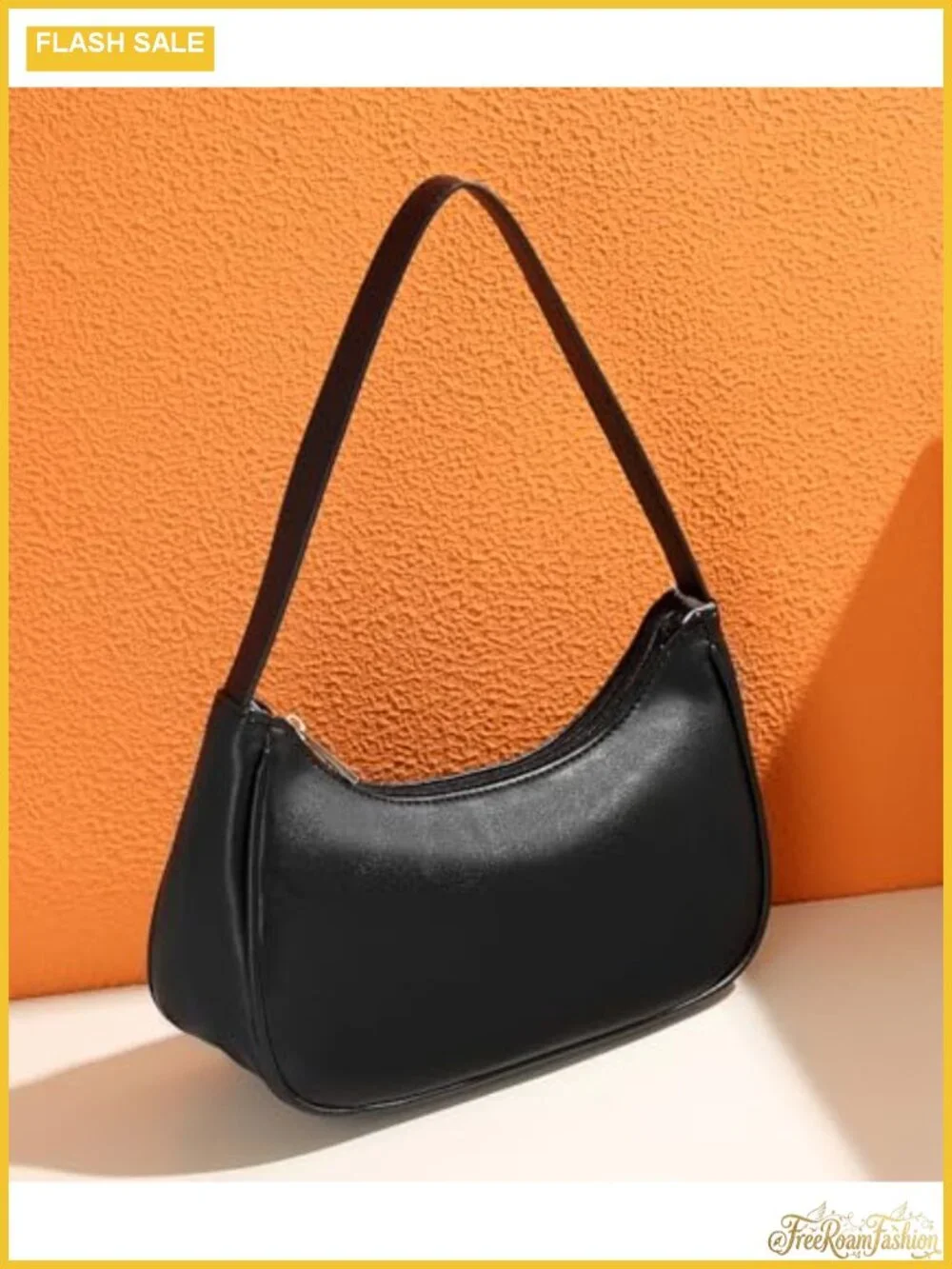 Women's Vegan Leather Hobo Sling Tote Bag Retro Clutch with Zipper